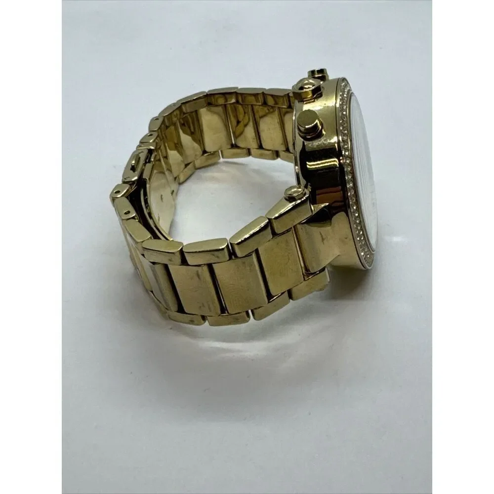 Michael Kors Parker MK5354 Women's Gold Stainless Steel Analog Dial Watch JNA374